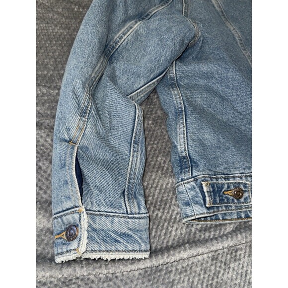 NWT Levis Womens Original Ex-Boyfriend Sherpa Denim Jean Trucker Jacket - Picture 8 of 16